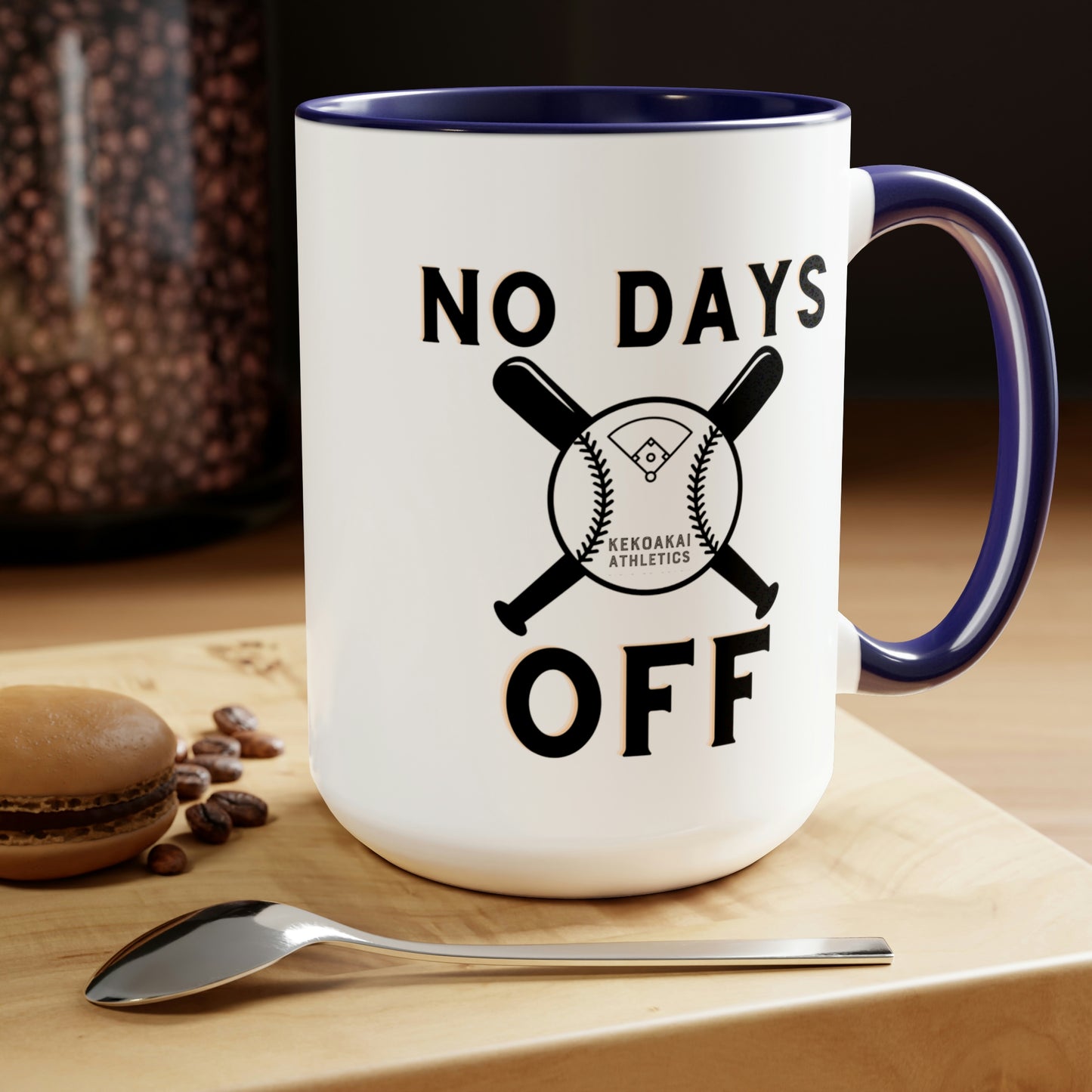 The “No Days Off” Large Coffee Mug, 15oz