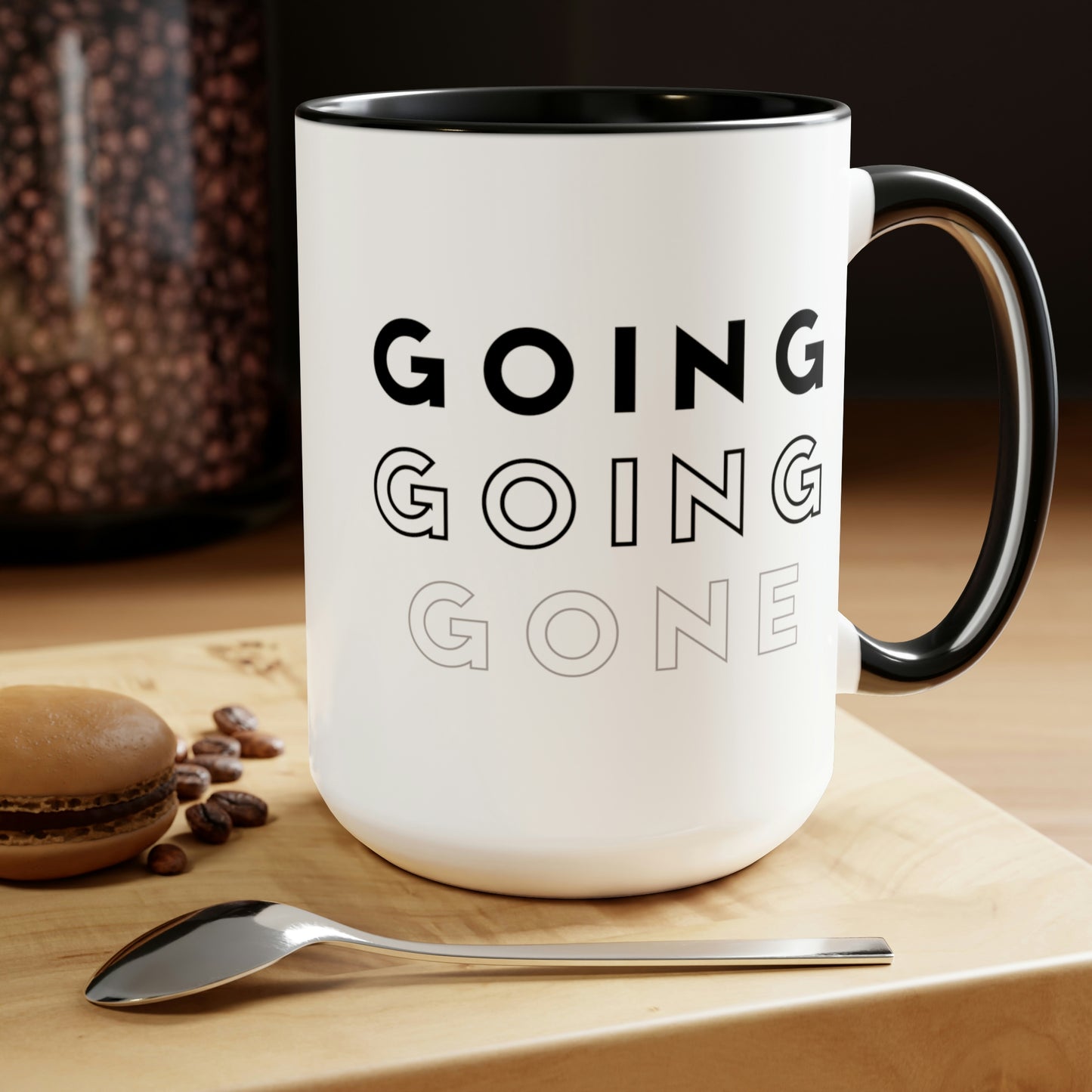 The “Going Going Gone” Large Coffee Mug, 15oz