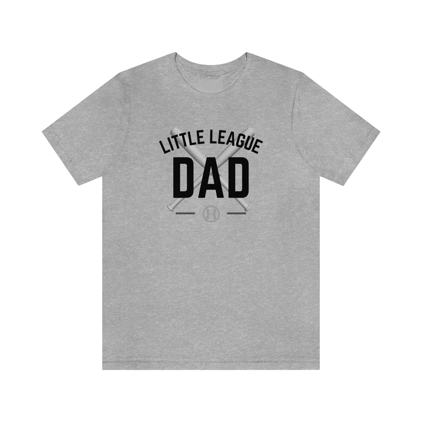 The “Little League Dad” Unisex Jersey Short Sleeve T-Shirt