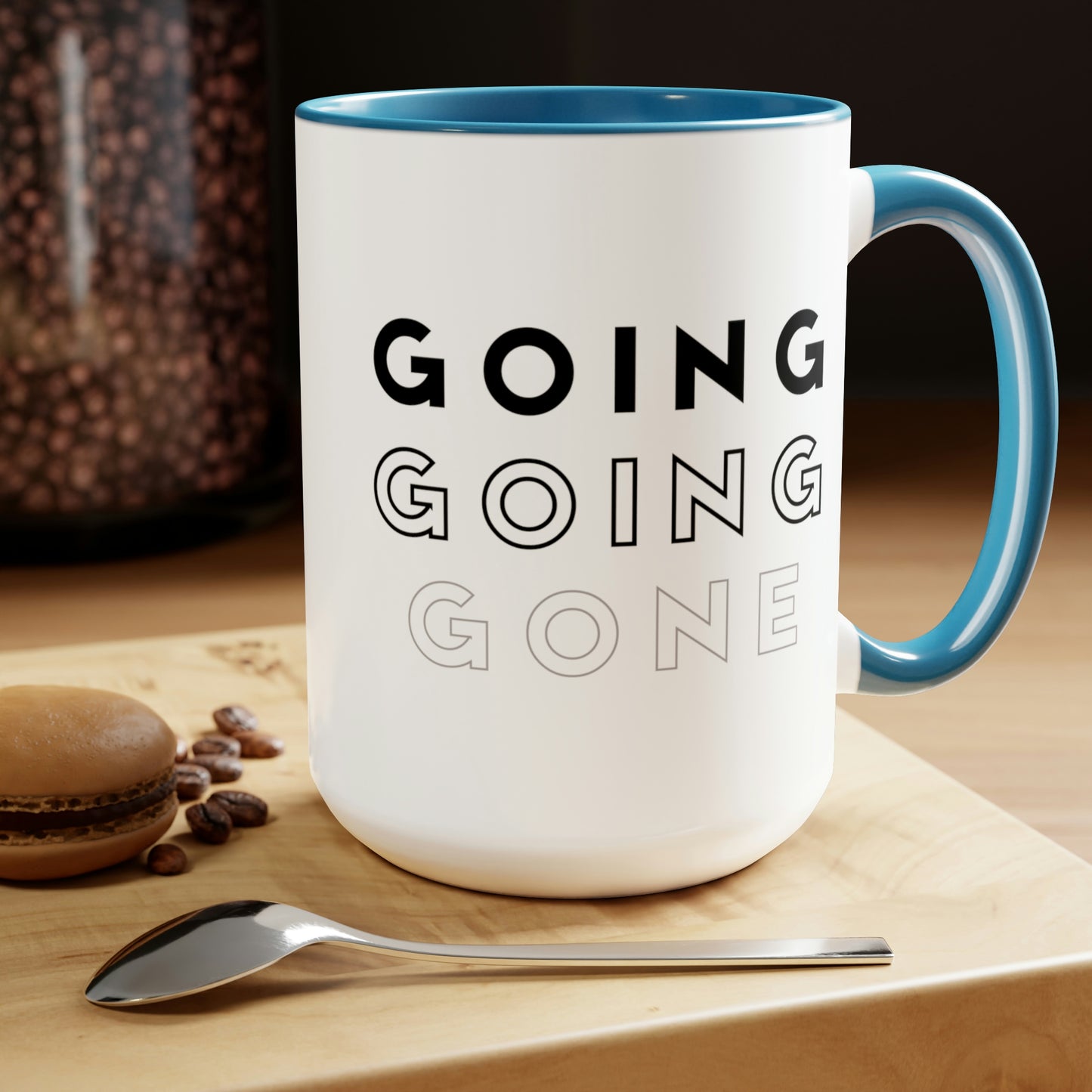 The “Going Going Gone” Large Coffee Mug, 15oz