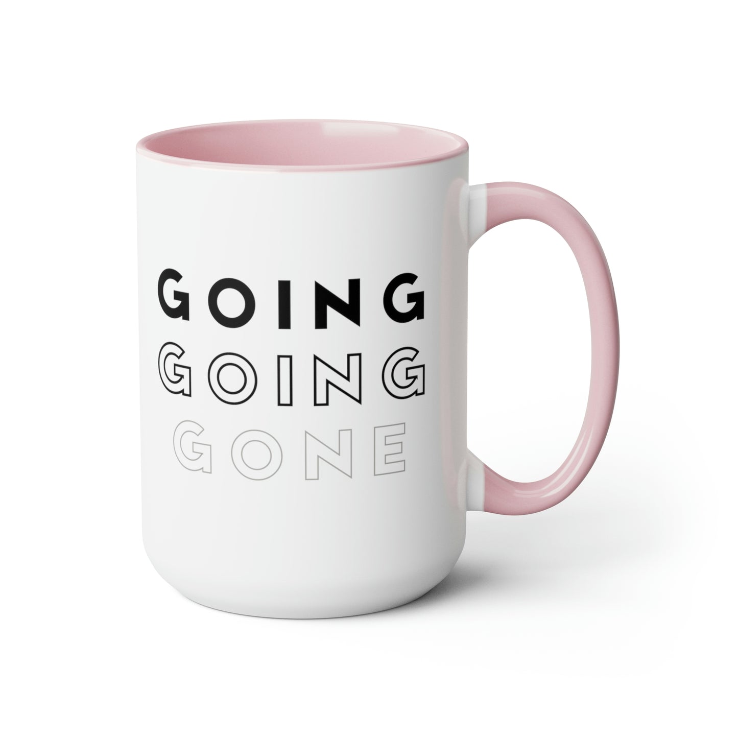 The “Going Going Gone” Large Coffee Mug, 15oz