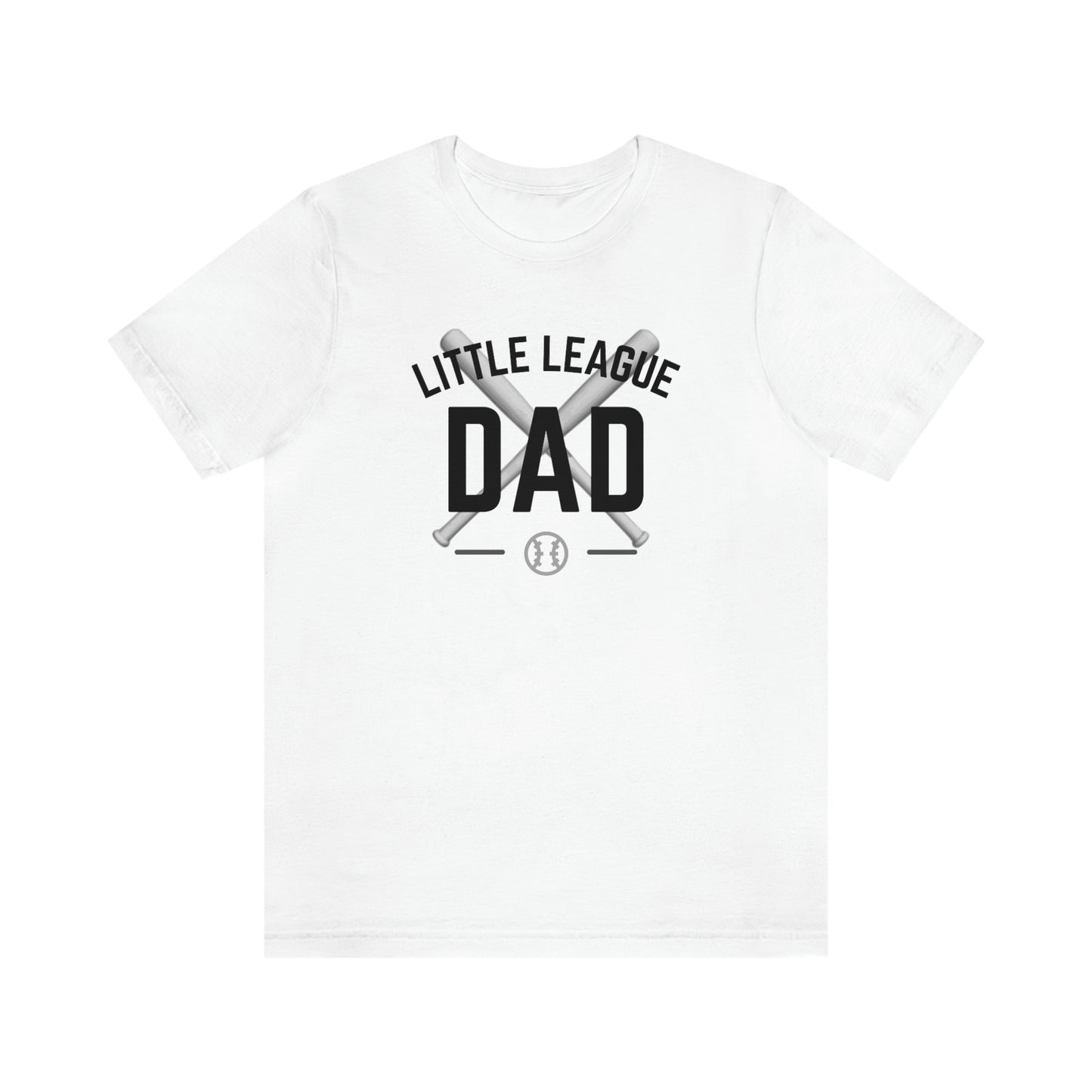 The “Little League Dad” Unisex Jersey Short Sleeve T-Shirt