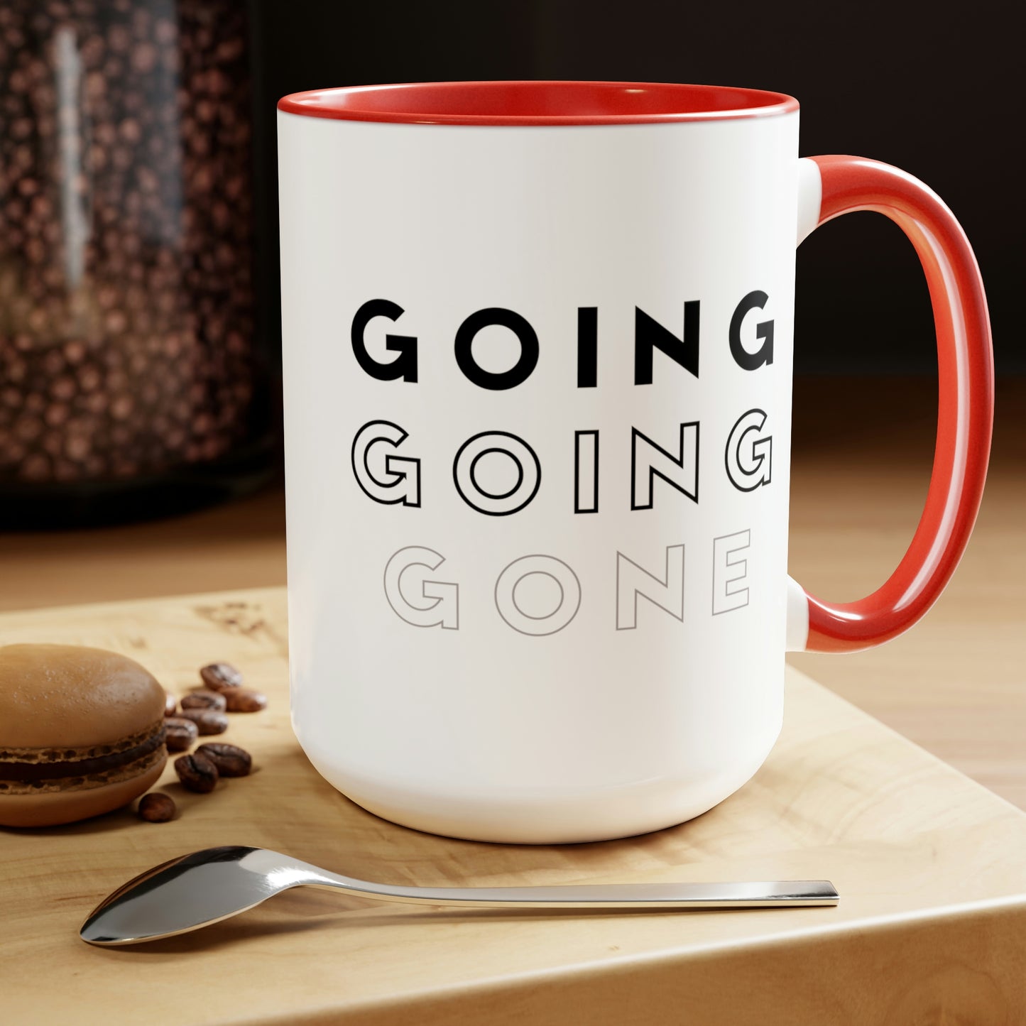 The “Going Going Gone” Large Coffee Mug, 15oz