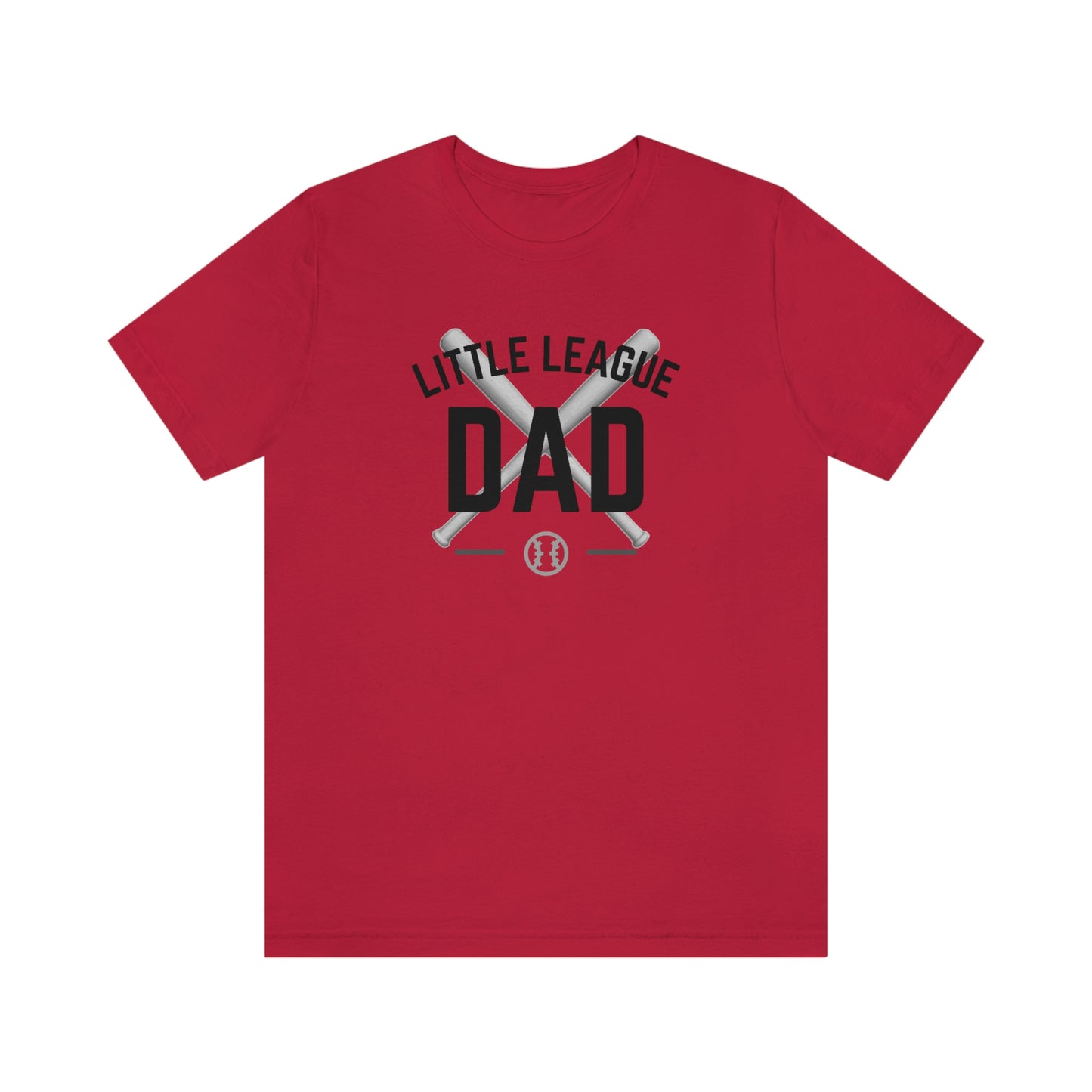 The “Little League Dad” Unisex Jersey Short Sleeve T-Shirt