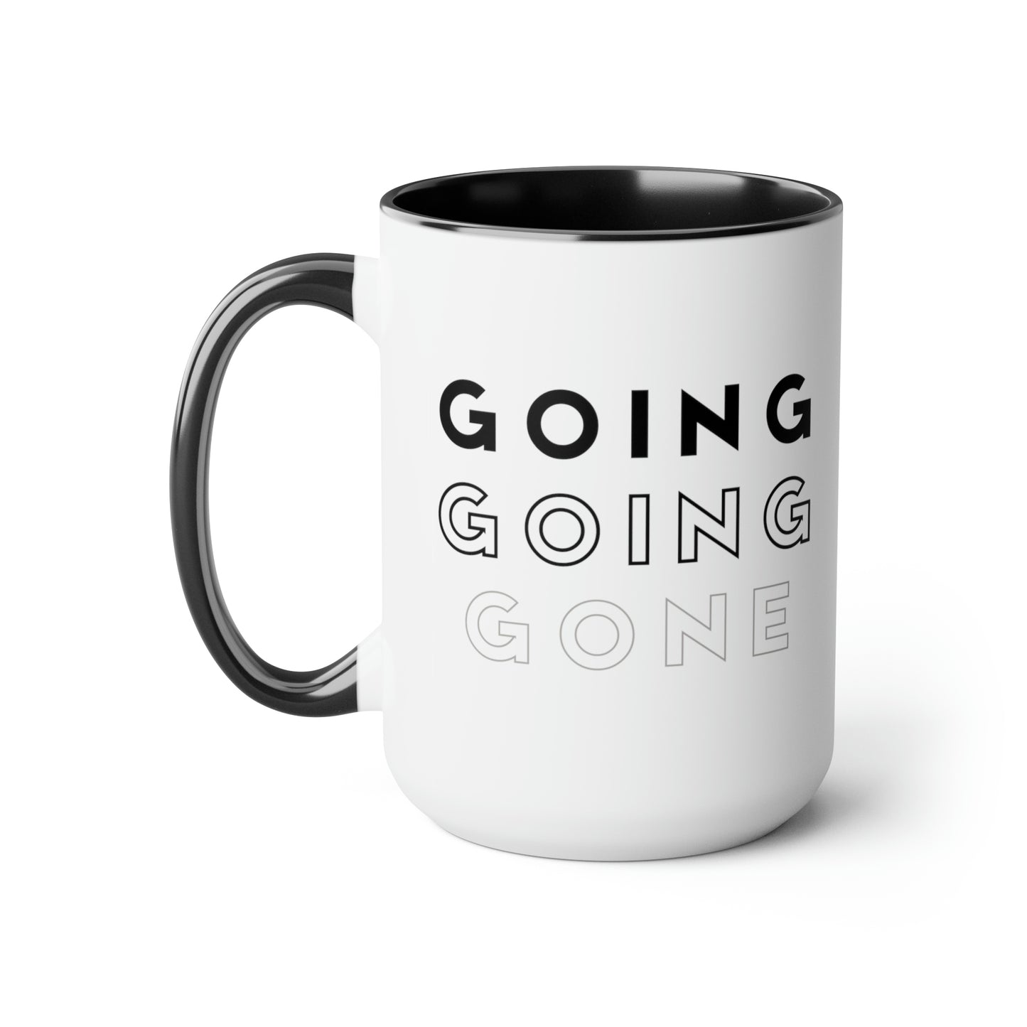 The “Going Going Gone” Large Coffee Mug, 15oz