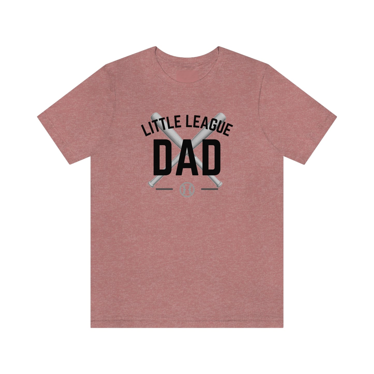 The “Little League Dad” Unisex Jersey Short Sleeve T-Shirt