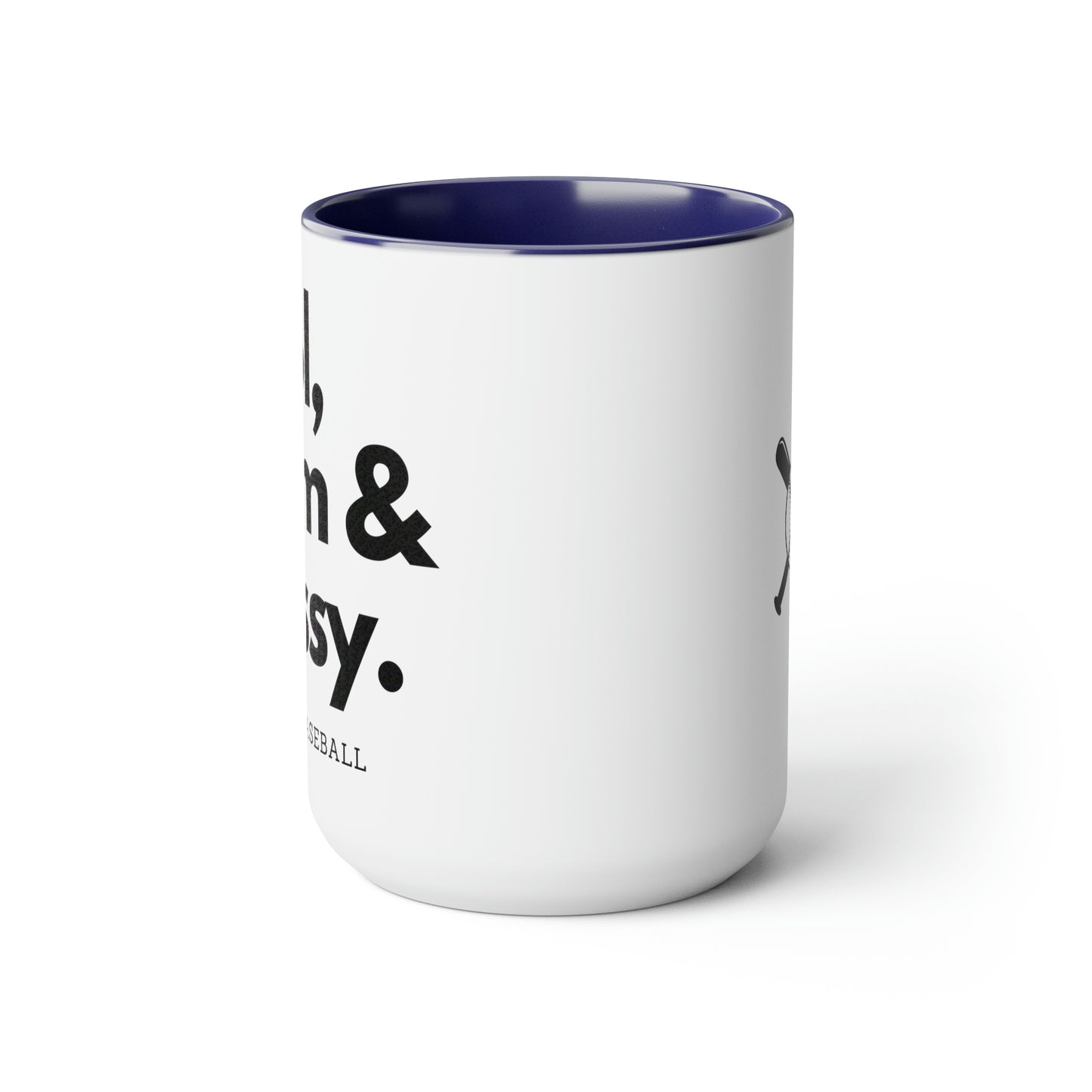 The “Cool Calm and Classy Just Like Baseball” Large Coffee Mug, 15oz