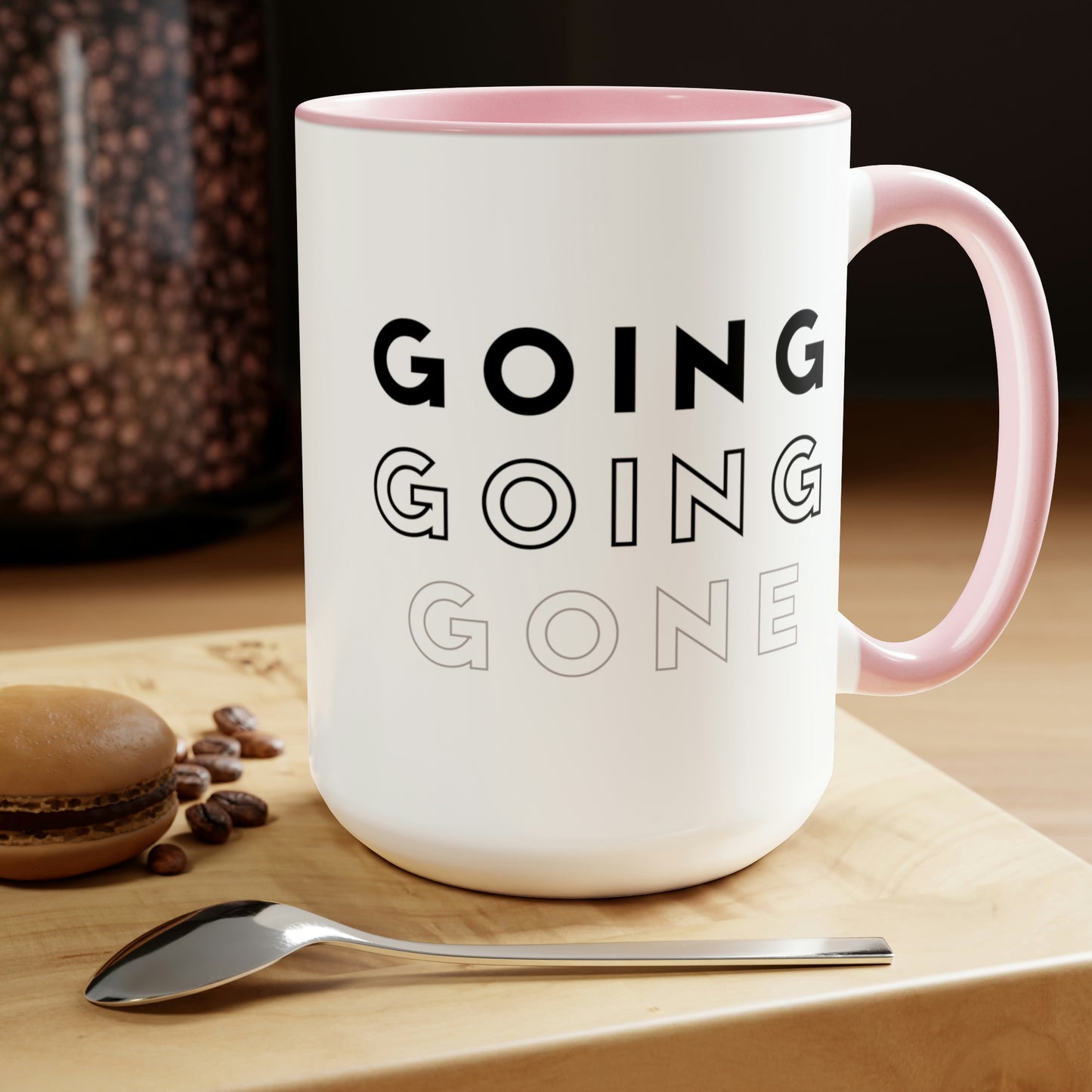 The “Going Going Gone” Large Coffee Mug, 15oz