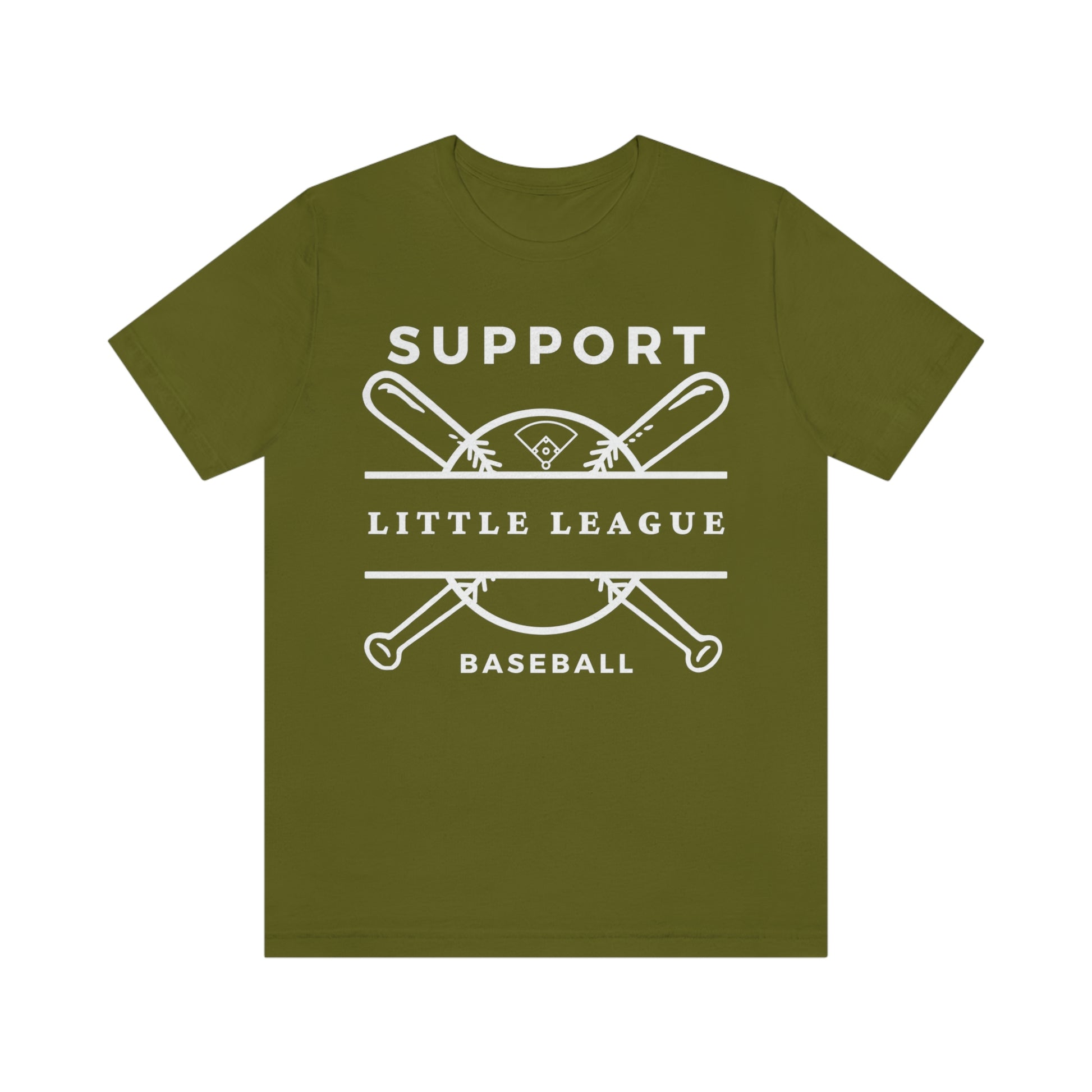 The “Support Little League Baseball” White Print T-Shirt – KekoaKai  Athletics