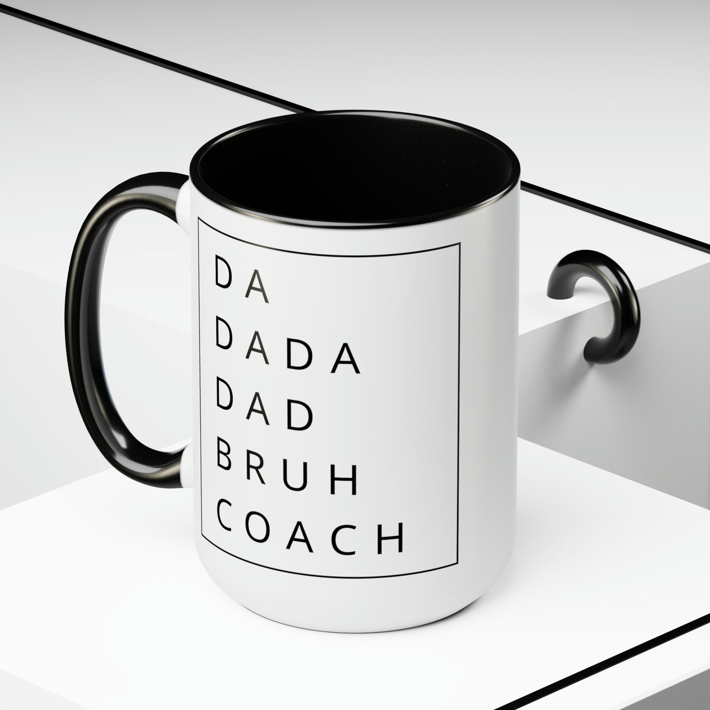 The “Da Dada Dad Bruh Coach” Large Coffee Mug, 15oz